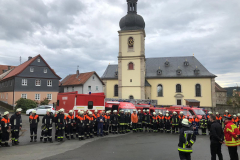 Abschlussbesprechung (Foto von Stefan Wicklein FF-Kronach)